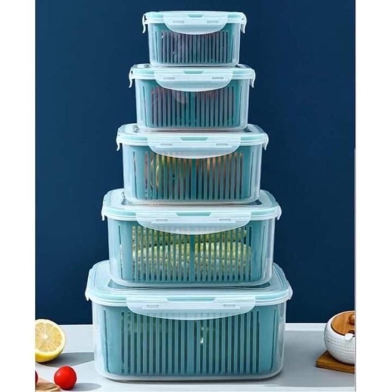 SET 5 HỘP NHỰA RỔ ĐA NĂNG