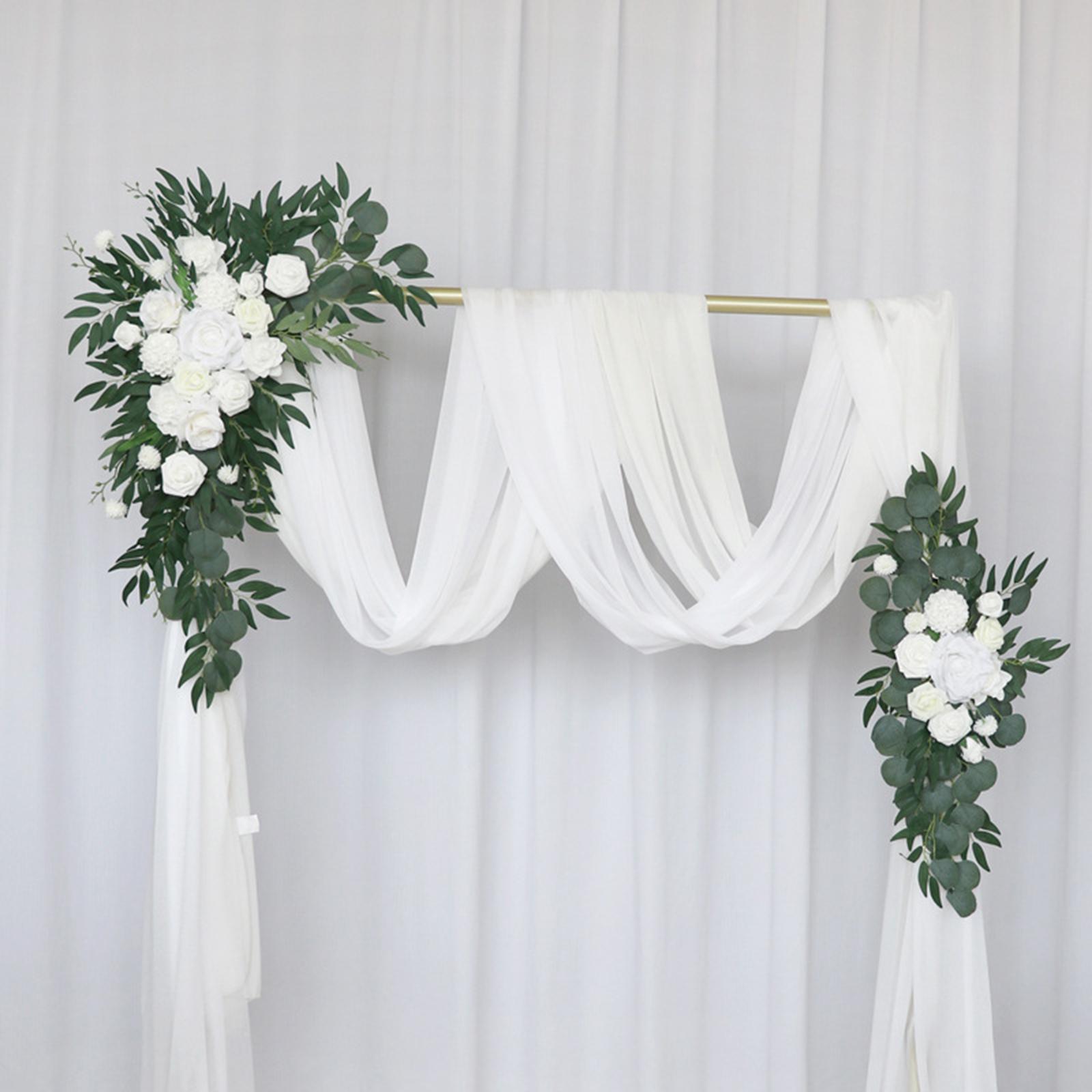 Wedding Arch Wreath Artificial Flower Swag for Ceremony Wedding Arch Decor