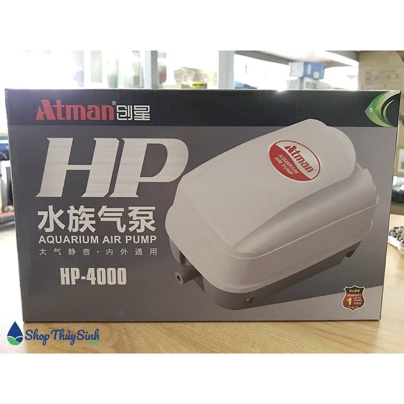 Máy Sủi Oxy Atman HP 4000 Dành cho Hồ Cá LONG THÀNH CÁ CẢNH