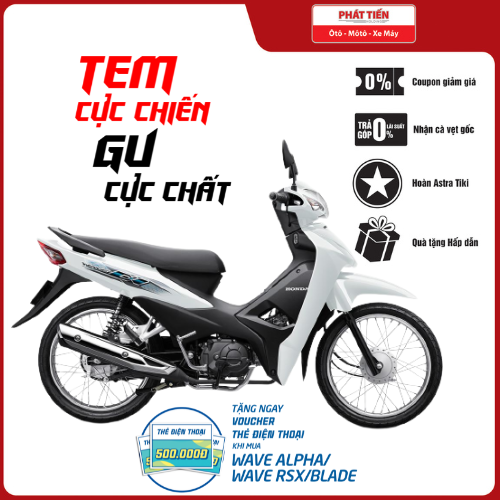 Xe máy Honda Wave Alpha 2024 Phiên bản Tiêu Chuẩn