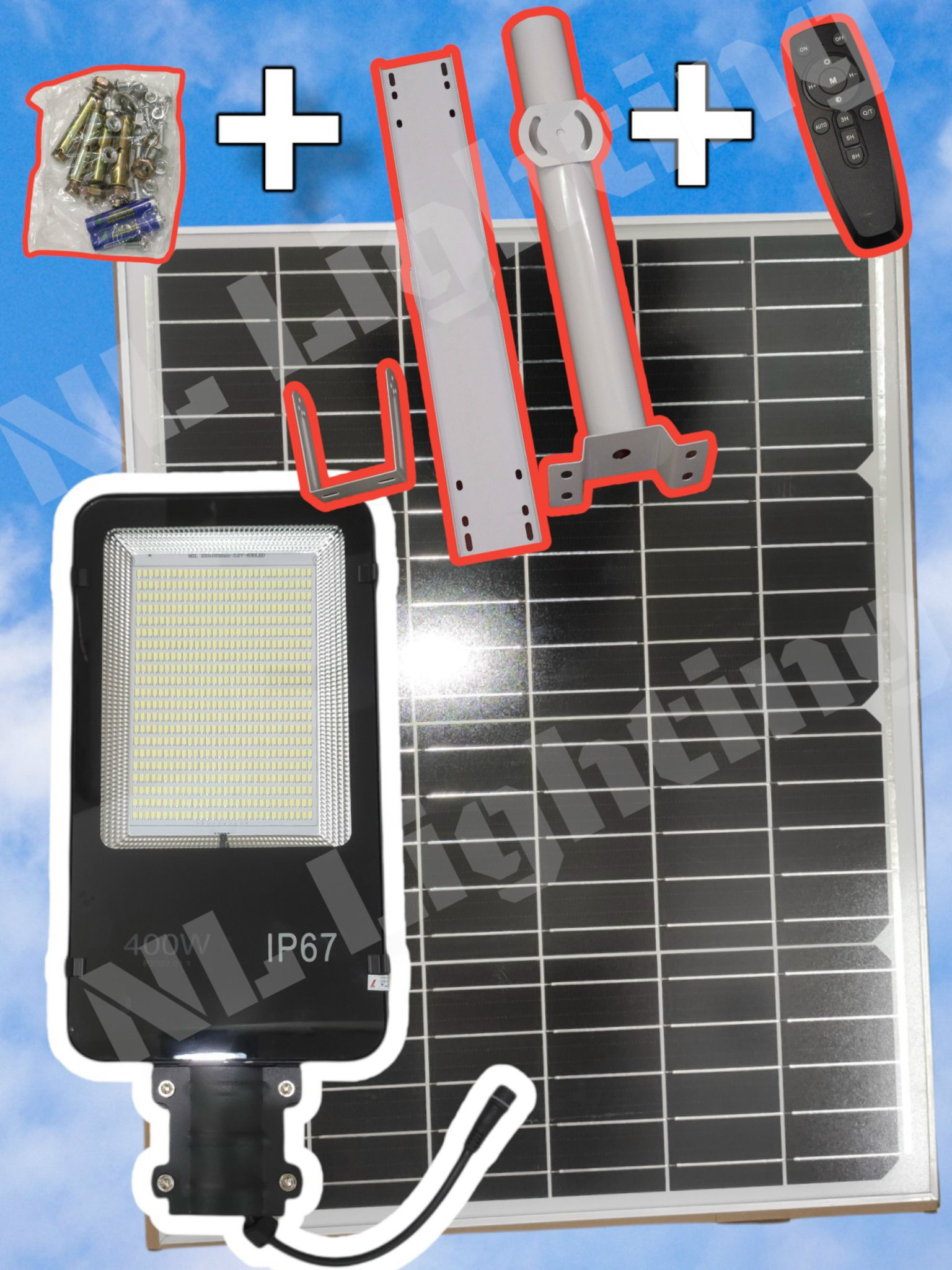 Đèn năng lượng mặt trời 400w