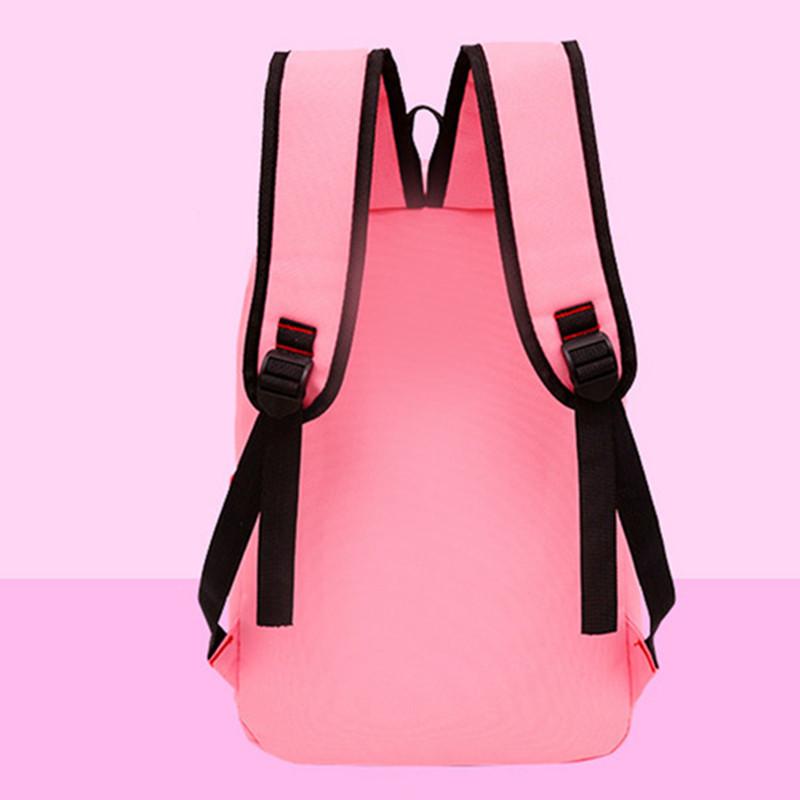 4 Bộ Trường Túi Con Học Lưng Dành Cho Thiếu Niên Nữ Năm 2021 Mới Mèo Hoạt Hình Ba Lô Trẻ Em Vải Canvas Schoolbag