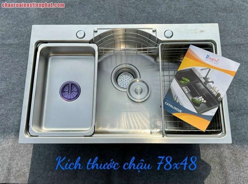 Chậu Rửa Bát 1 Hố Kagol KG 7848