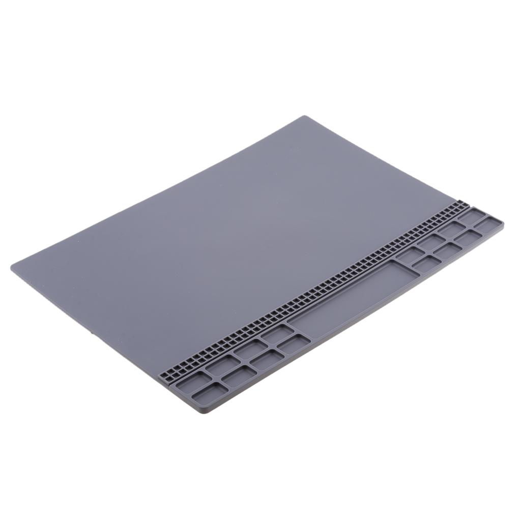 Heat Insulation Silicone Mat Repair Kit, Maintenance Platform Blue&Gray