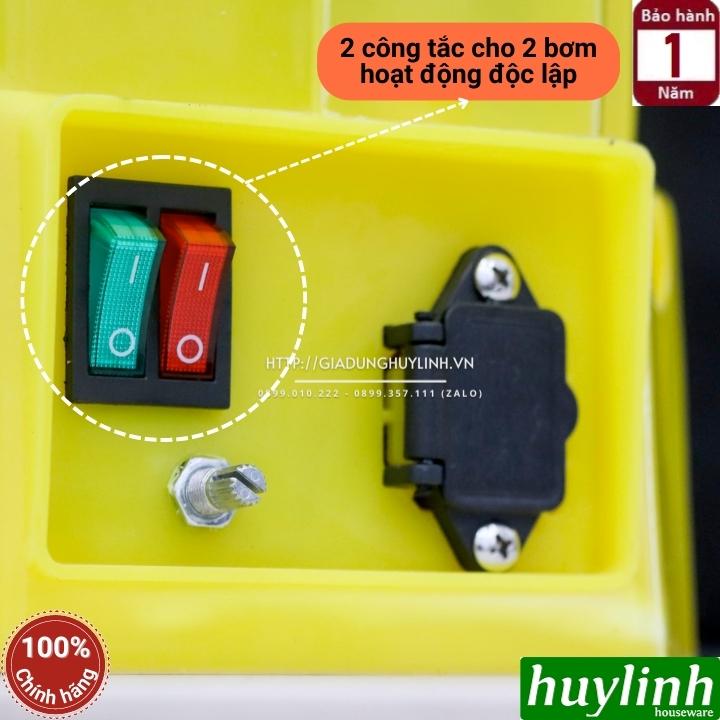 Bình xịt điện phun thuốc trừ sâu Con Ong Vàng COV20-DP - 20 lít - Bơm đôi - 12V/12AH - Thương hiệu Oshima