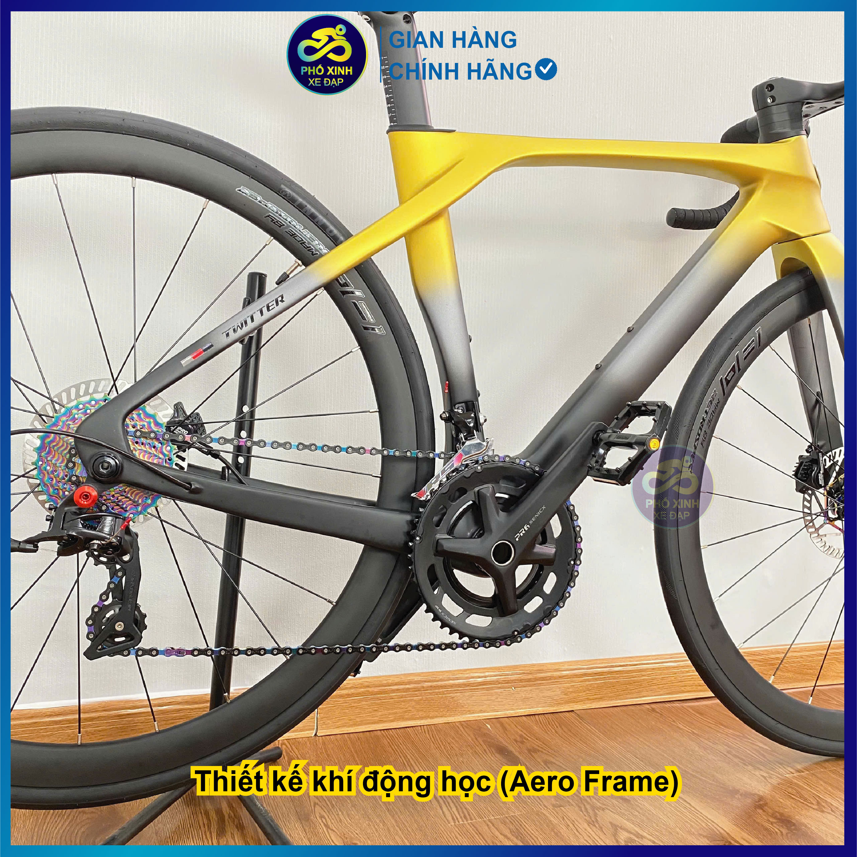 XE ĐẠP ĐUA TWITTER T10 [2026] – PHIÊN BẢN GROUP SET RETROSPEC 2X12, VÀNH NHÔM
