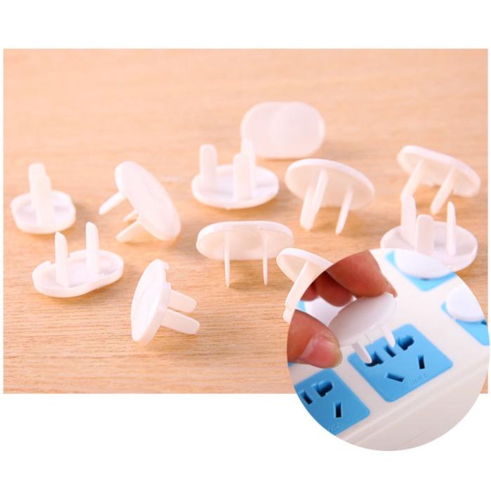 Set 10 nút Bịt Ổ Điện 2 chấu chống giật An Toàn Cho Bé