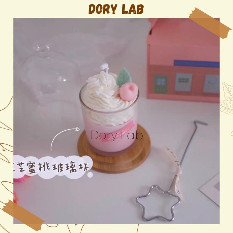 Nến Thơm Ly Kem Dâu Mix Cherry Cute, Quà Tặng - Dory Lab