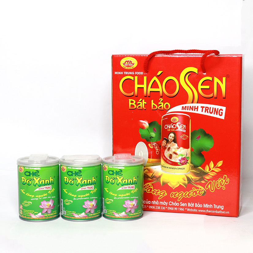 Chè Đỗ Xanh Minh Trung Lốc 3 lon