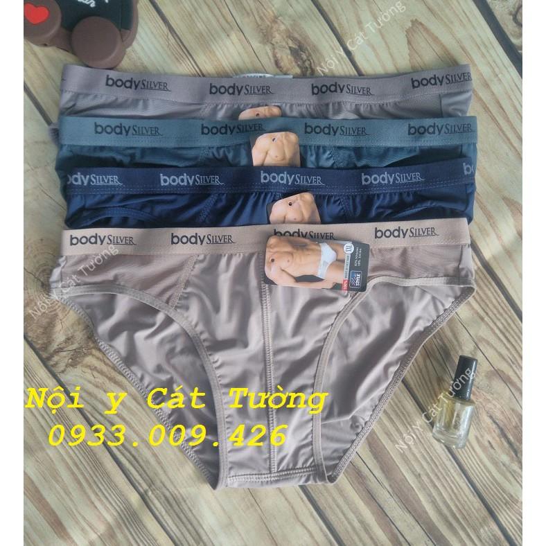 Combo 5 Quần lót tam giác nam Body Silver thun lạnh - hàng Việt Nam