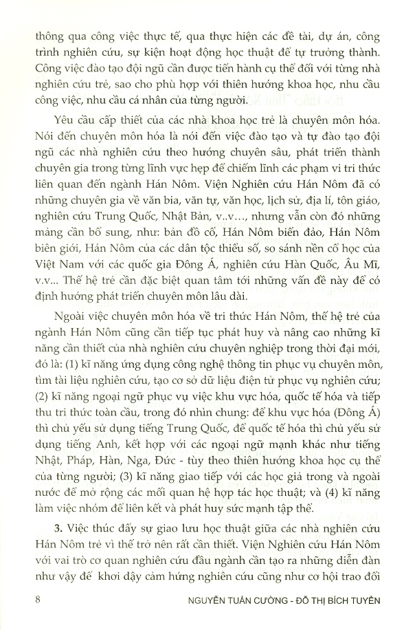 Tùng Thư Văn Hóa Hán Nôm - Quyển 2 - Cổ Học Điểm Tô - Nghiên Cứu Hán Nôm Từ Góc Nhìn Của Các Nhà Khoa Học Trẻ