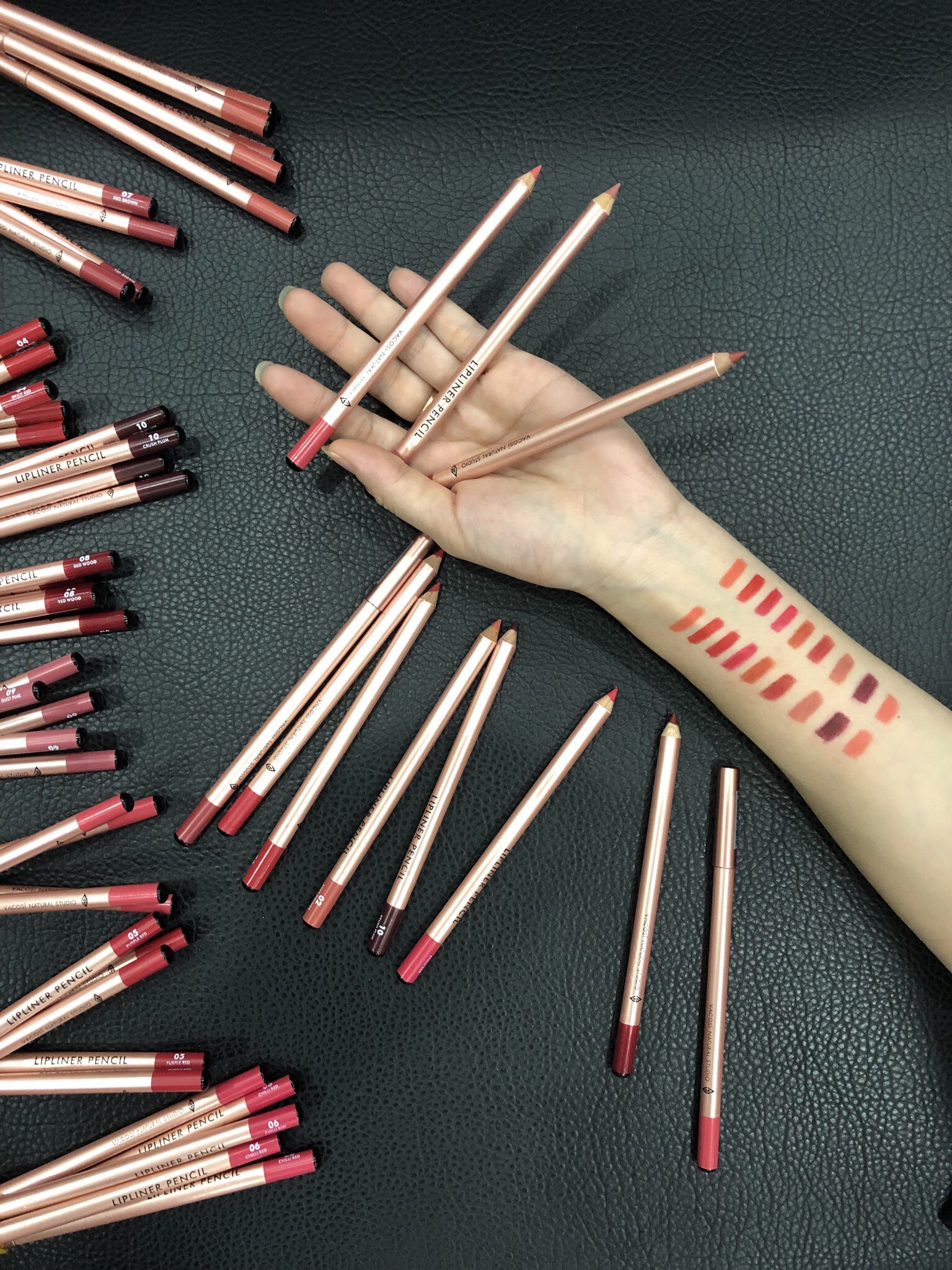 Chì Kẻ Viền Môi Vacosi Natural Studio Lipliner Pencil