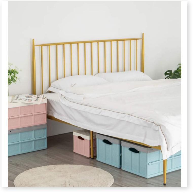 Hộp đựng đồ có thể quay lại có bánh xe và nắp đậy 55L - tặng túi đựng chống thấm