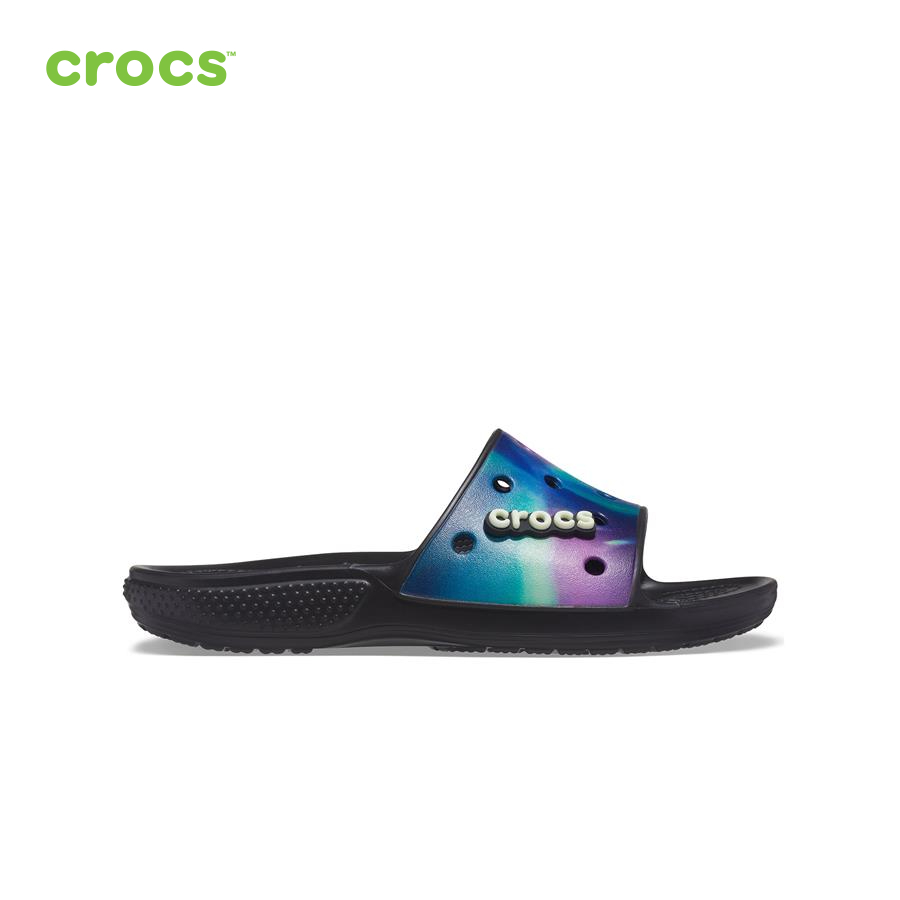 Dép quai ngang unisex Crocs FW Classic Slide U Out Of This World Mlti/Blk - 207308-988