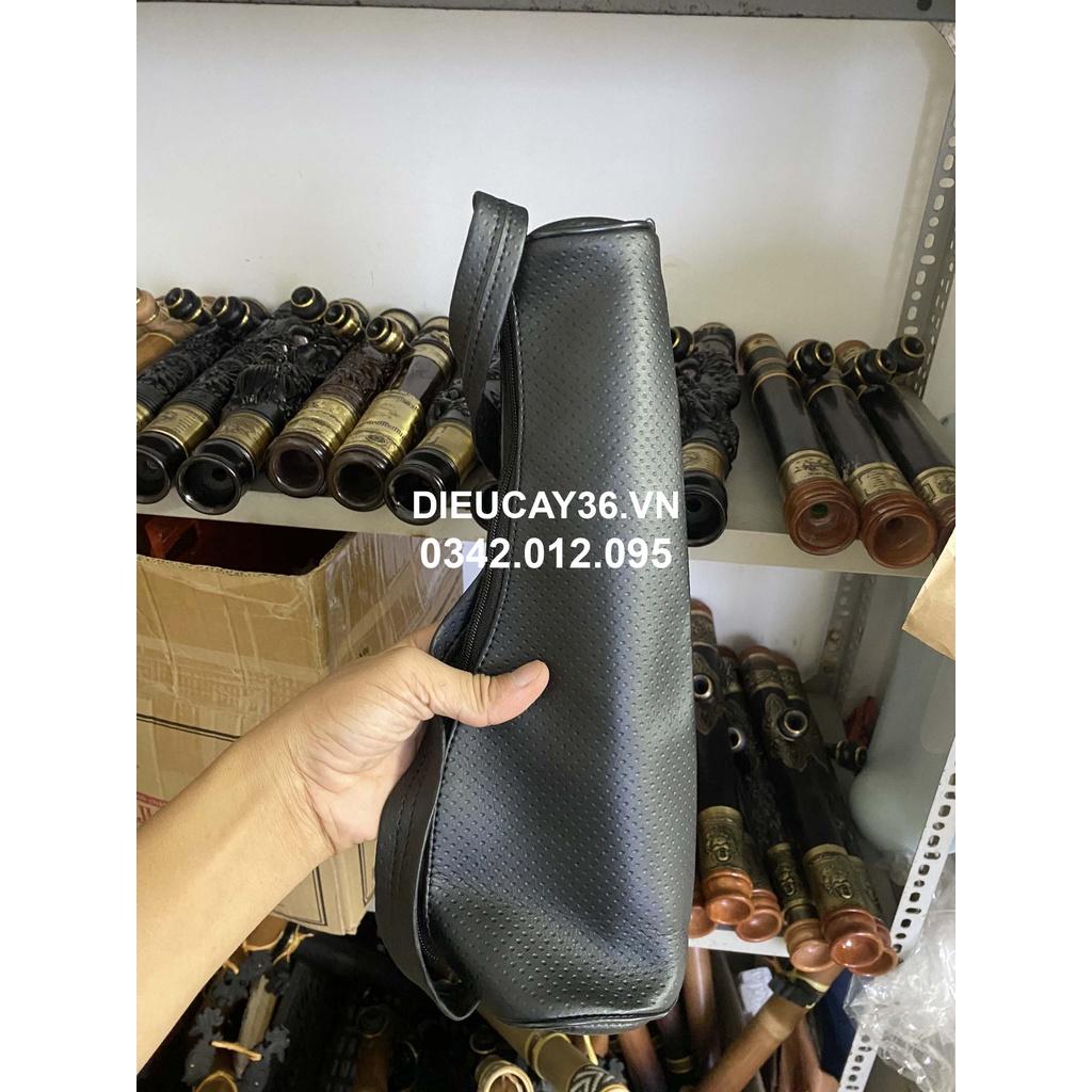 Bao Da Đựng Điếu Cày Mini 20, 30, 40cm, 42cm Đủ Size, Đủ Màu, Có Túi Phụ
