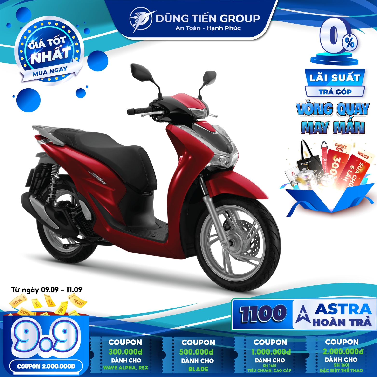 Xe Máy Honda SH125i Phiên Bản Cao Cấp 2024