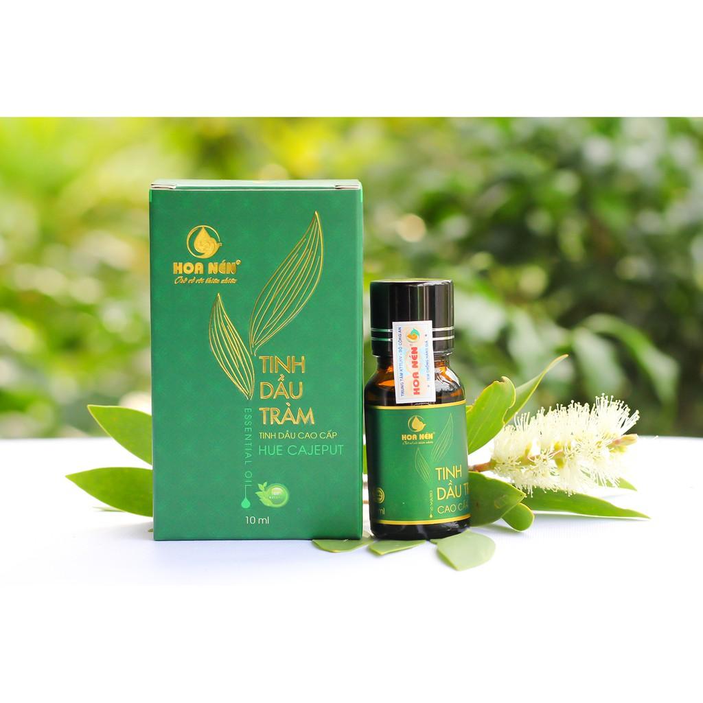 Tinh dầu Tràm Huế nguyên chất CAO CẤP Hoa Nén 10ml - Chuẩn VietGAP - Chăm sóc sức khỏe mẹ và bé