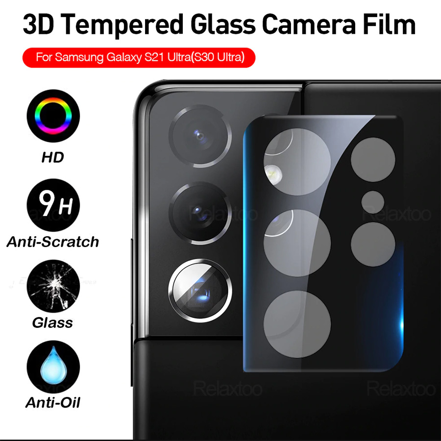 Cường lực camera cho Samsung S21 - S21 Plus - S21 Ultra - hàng nhập khẩu