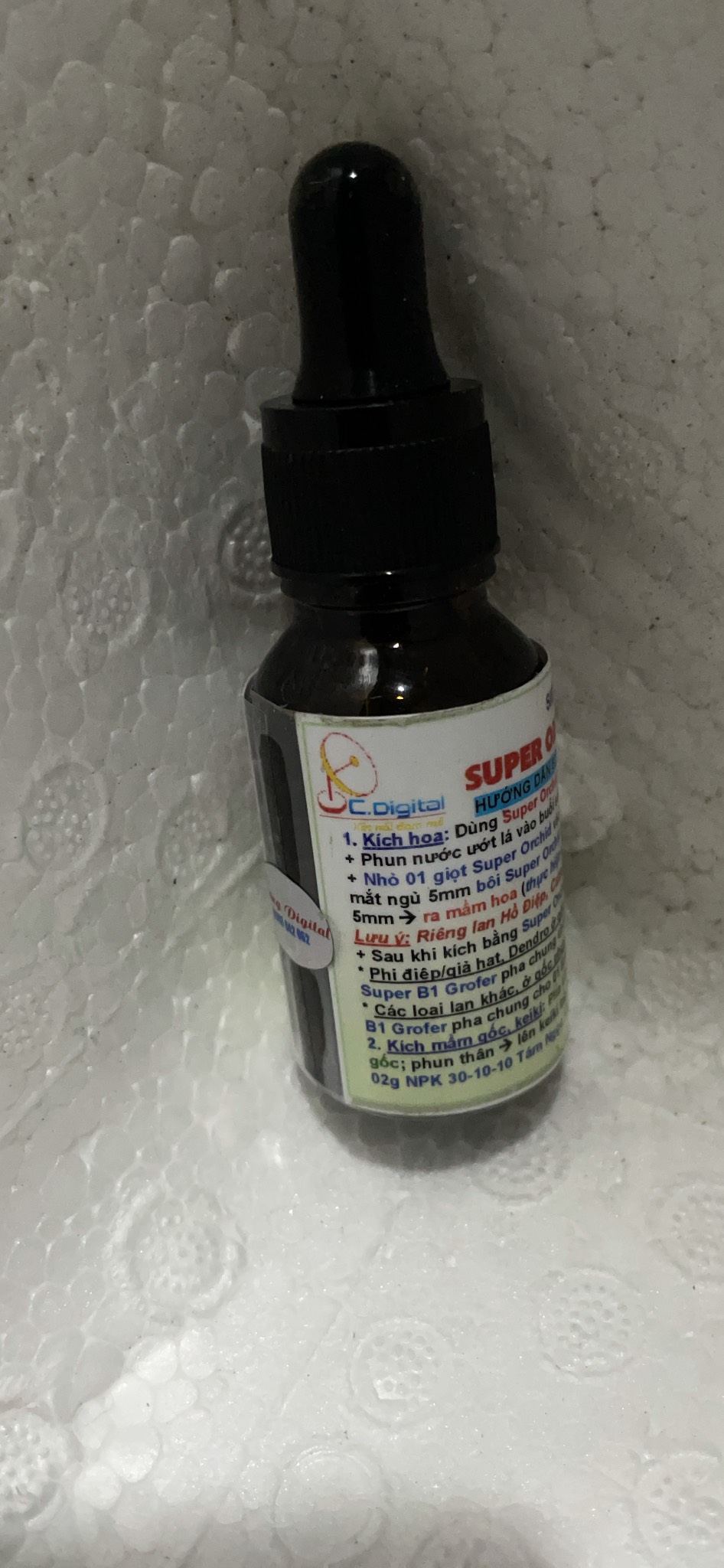 Sản phẩm siêu kích hoa lan kích mầm gốc SUPER ORCHID lọ 15ml