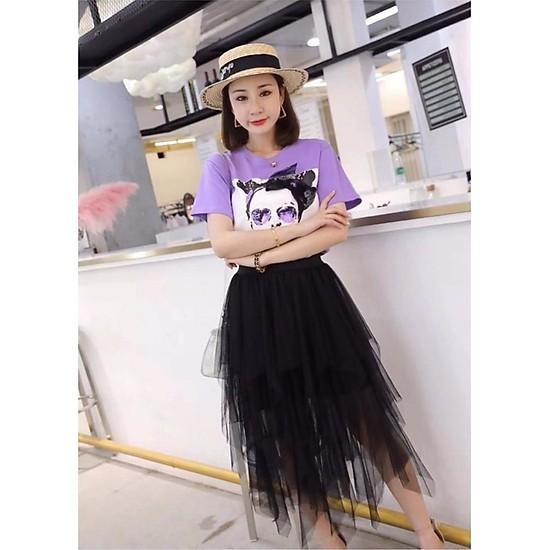 Chân váy voan TUA NHỌN - ĐẸP!