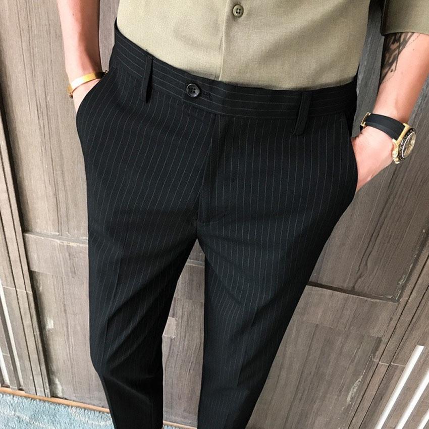 Quần âu nam BAT kẻ sọc chất vải cotton cao cấp, quần tây kẻ cực tôn dáng, lịch sự, trẻ trung, chuẩn thiết kế hàn quốc.