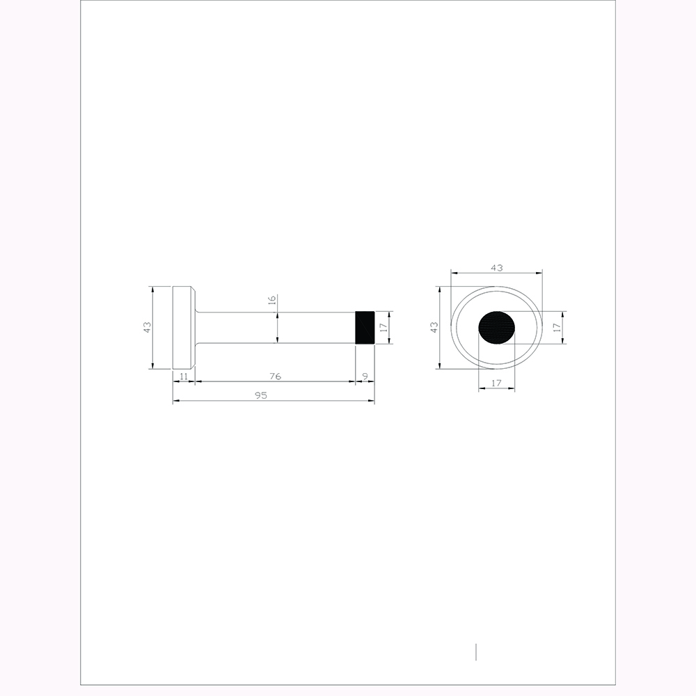 Chặn Cửa Chống Va Đập Cửa 45006.001SSS