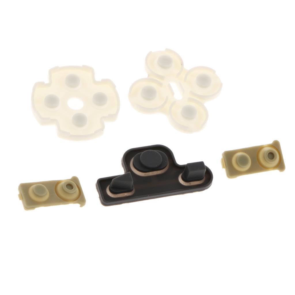5x Controller Button Tool Kit Conductive Rubber Pad for Sony PS3 Video Game Console