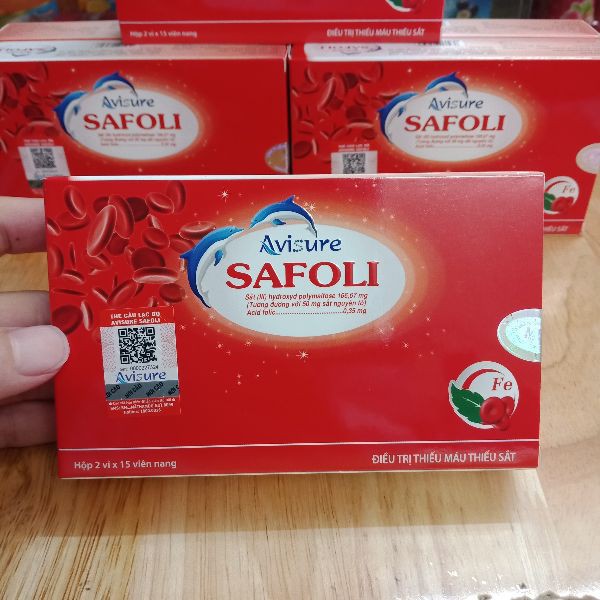 Avisure Safoli bổ sung sắt cho bà bầu