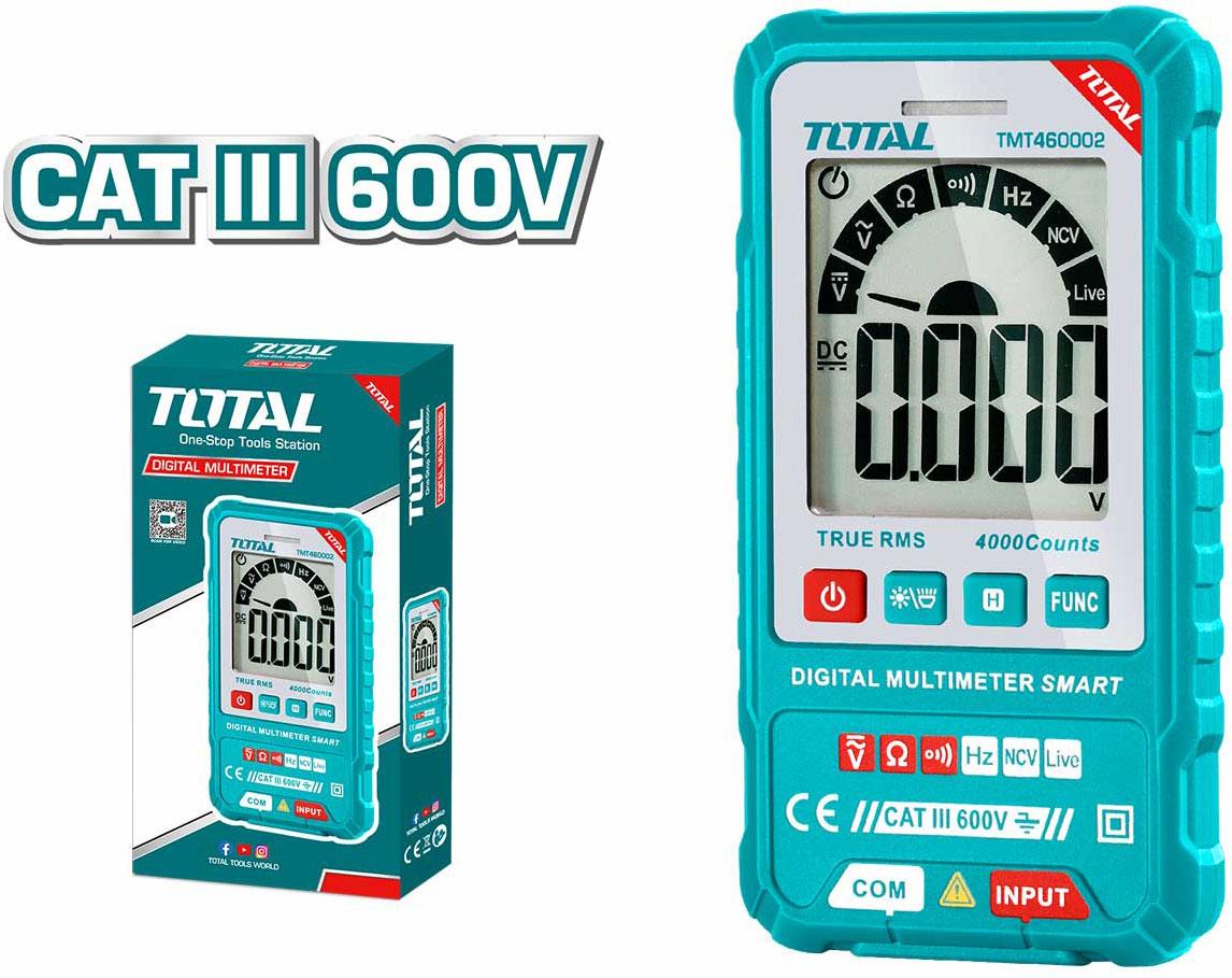 ĐỒNG HỒ ĐO ĐIỆN VẠN NĂNG 4V TOTAL TMT460002 - HÀNG CHÍNH HÃNG