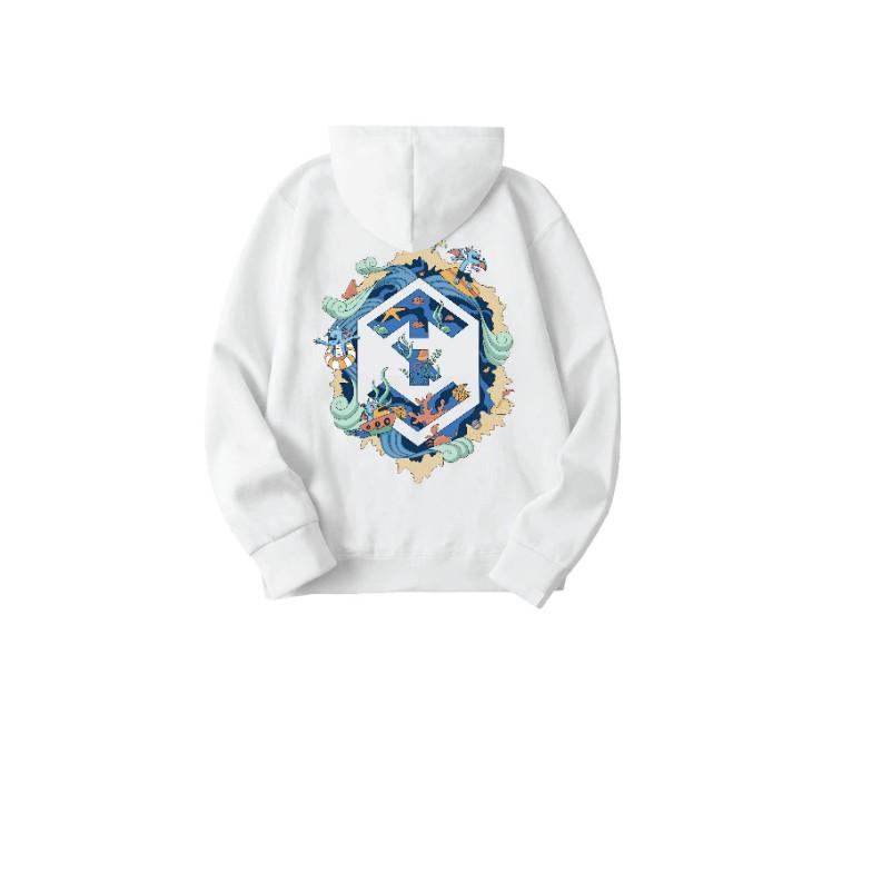 ÁO KHOÁC OTIS CLUB HOODIE SUMMER BEACH TRẮNG