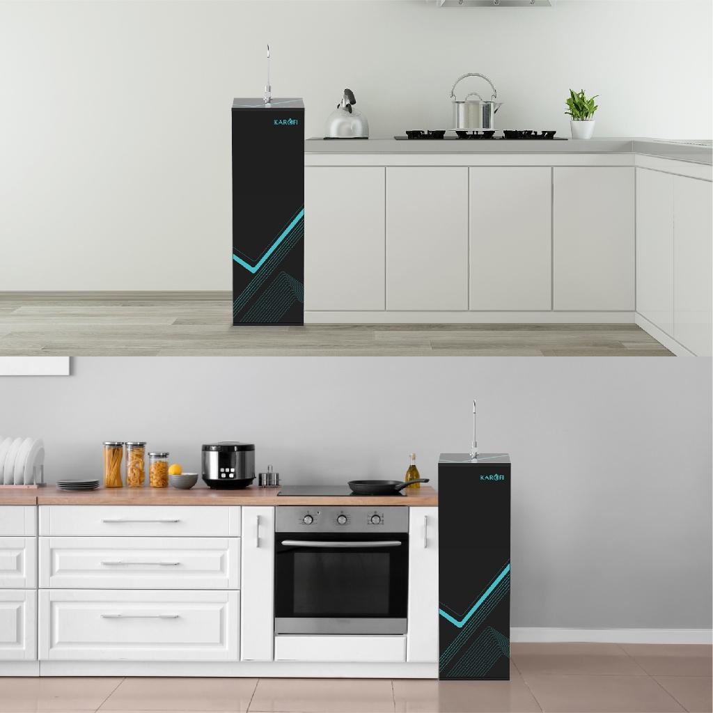 Máy lọc nước RO Mỹ 11 lõi Karofi KAQ-L06 - Bổ sung lõi Hydrogen Plus, RO Mỹ 50GPD, Cụm lõi Smax HP 6.0 - Hàng Chính Hãng