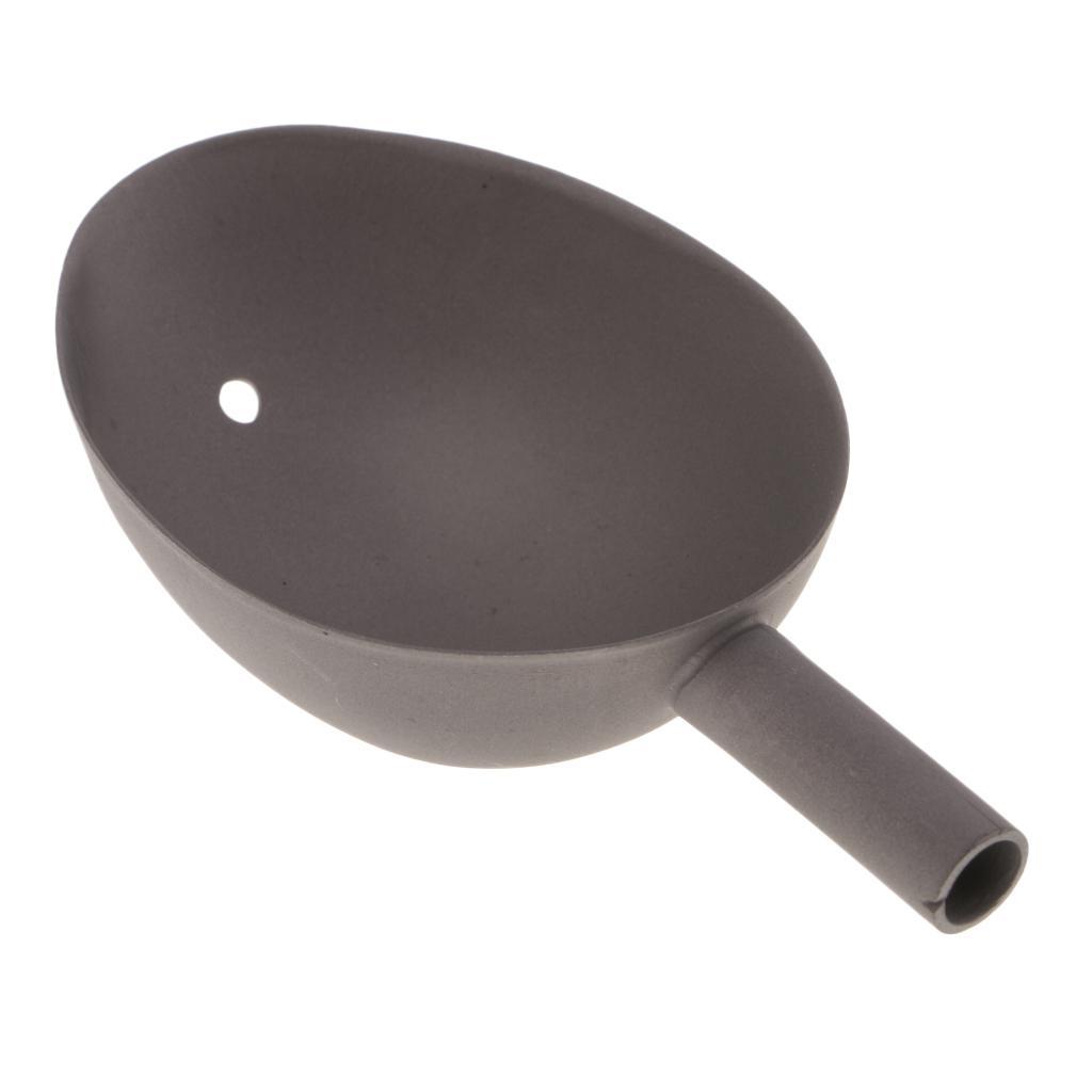 Titanium Alloy Fishing Tool Baiting Spoon in Gray for Carp / Coarse Fishing