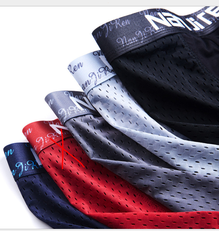 Hộp 4 quần lót nam Boxer Nanjiren hàng nhập câp cấp QL3