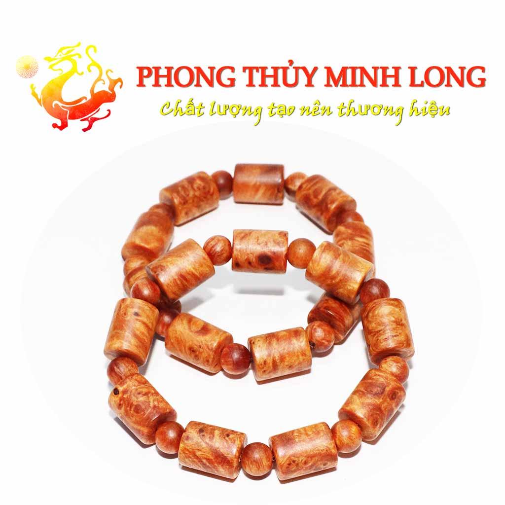 Vòng gỗ nu Huyết Rồng Siêu Đẹp Size 12 ly Đốt Trúc