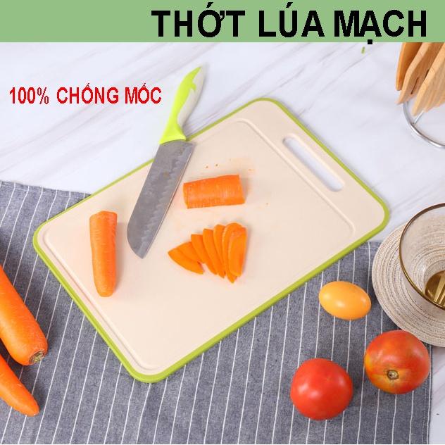 Thớt Nhựa Lúa Mạch Kháng Khuẩn Siêu Bền Chống Nấm Mốc