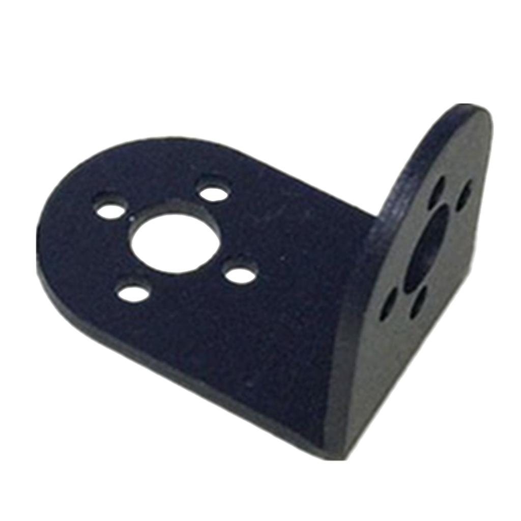 2 chiếc Kim Loại Hình chữ L Tia Chân Đế cho Cánh Tay Robot/Servo/Robot Hình Người