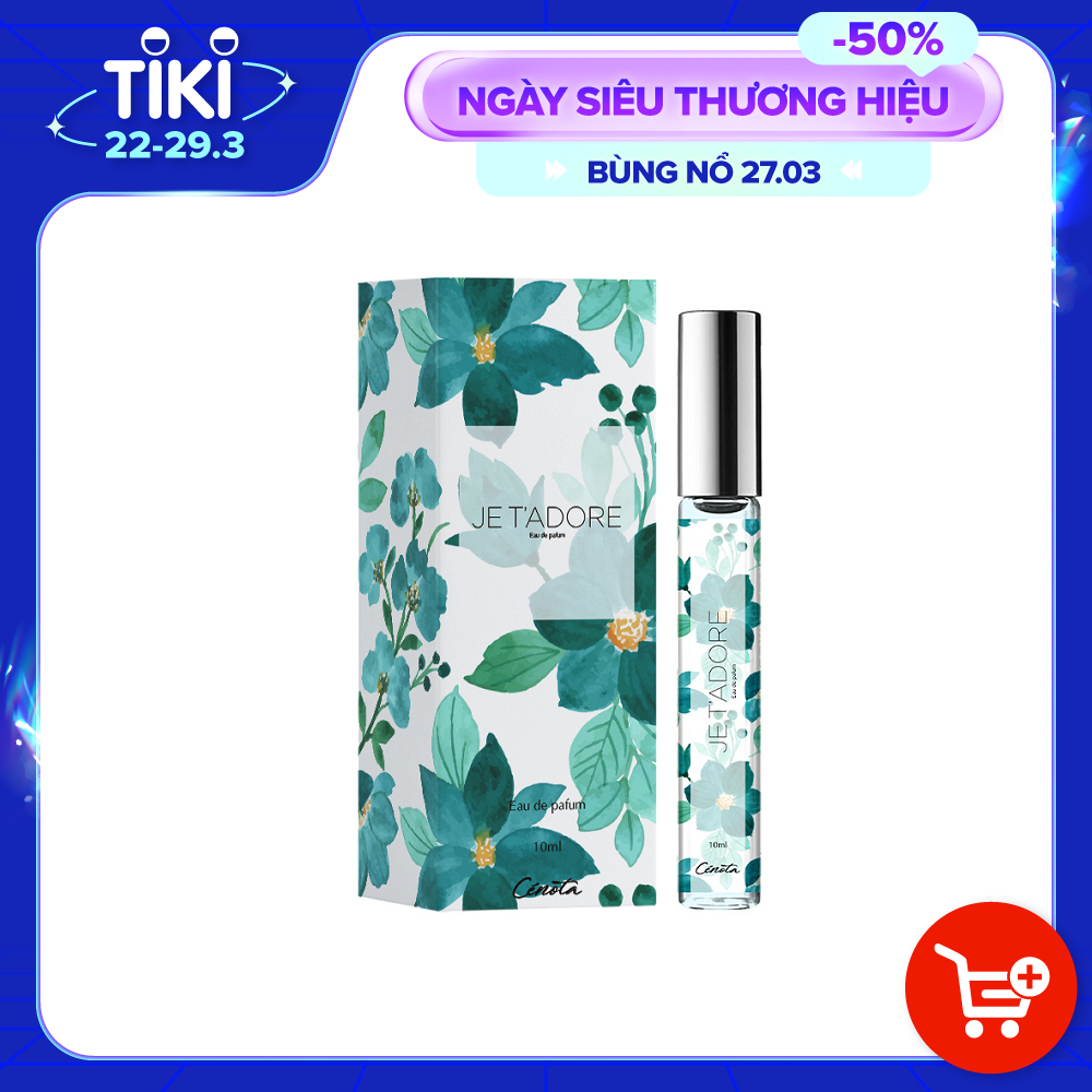 Nước hoa mini dạng lăn Cenota Je T’Adore 10ml Chính Hãng Tươi Mát Ngọt Ngào