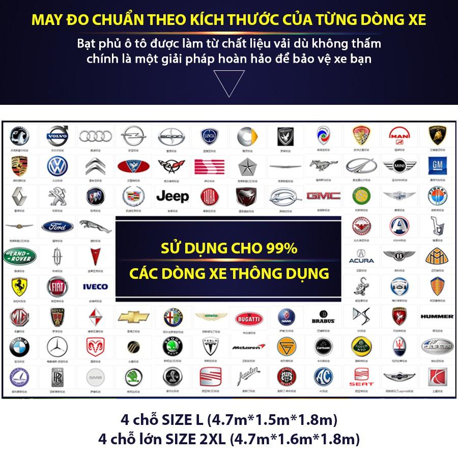 Bạt Phủ Ô Tô NB 4 Chỗ Size L Chống Thấm Nước Nhập Khẩu Chính Hãng