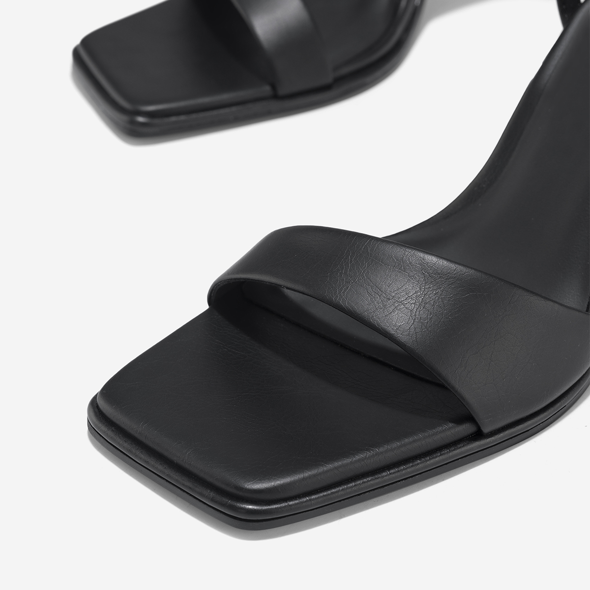 Vascara Giày Sandal Quai Bản Cách Điệu - SDN 0803