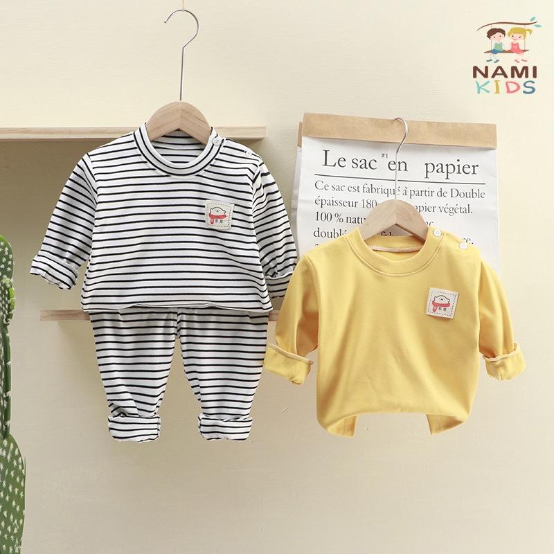Bộ quần áo mùa thu nhiều màu size 8-35kg cho bé gái và bé trai