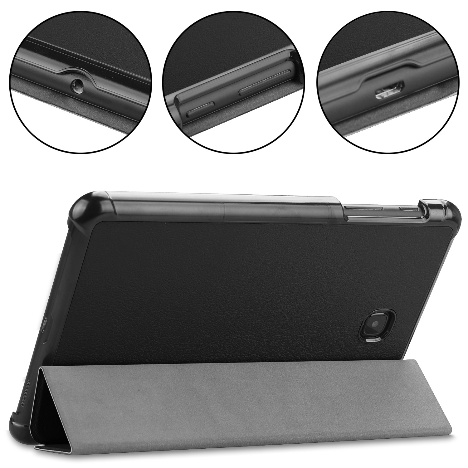 Bao Da Cover Dành Cho Máy Tính Bảng Samsung Galaxy Tab A 8.0 T387 Hỗ Trợ Smart Cover