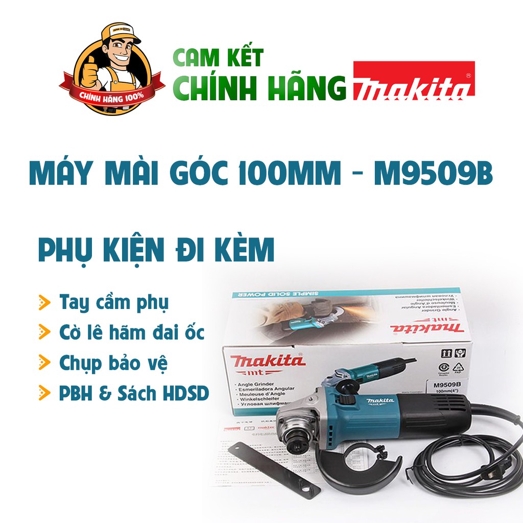 Máy mài cầm tay,Máy mài góc cầm tay,Máy cắt 1t,Dụng cụ cầm tay,Máy mài Makita 100mm m9509b mt967.