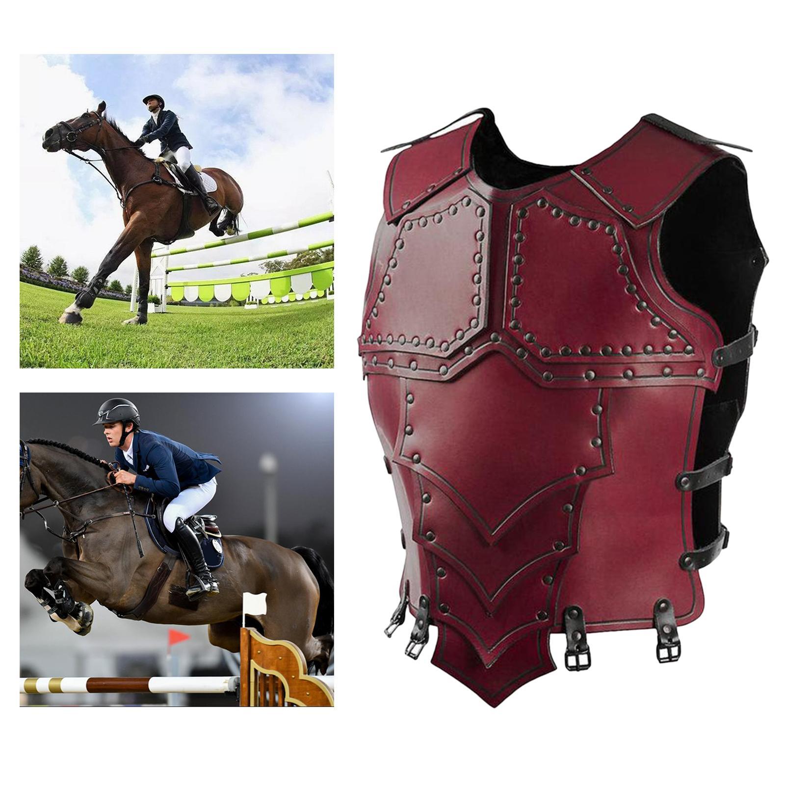 Horse Riding Vest, Equestrian Body Protector Vest | Horse Riding Training Waistcoat Body Safety Vest for Unisex Adults, M