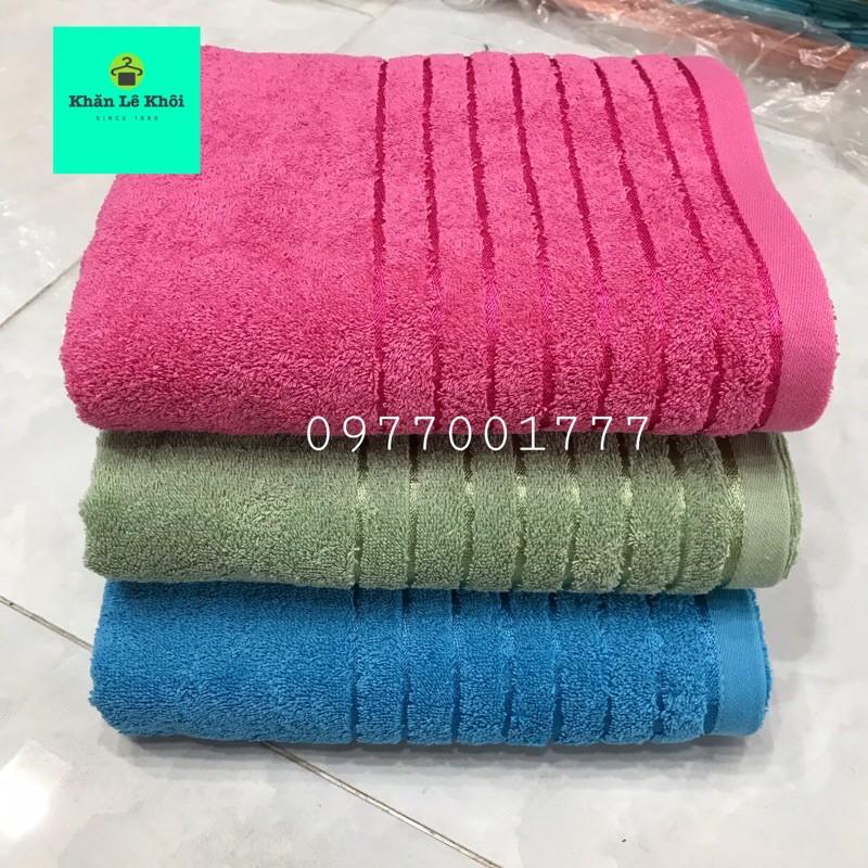 Khăn tắm lớn 70x135cm chính hãng Songwol Hàn Quốc 100% cotton - SH LINE BORDER70