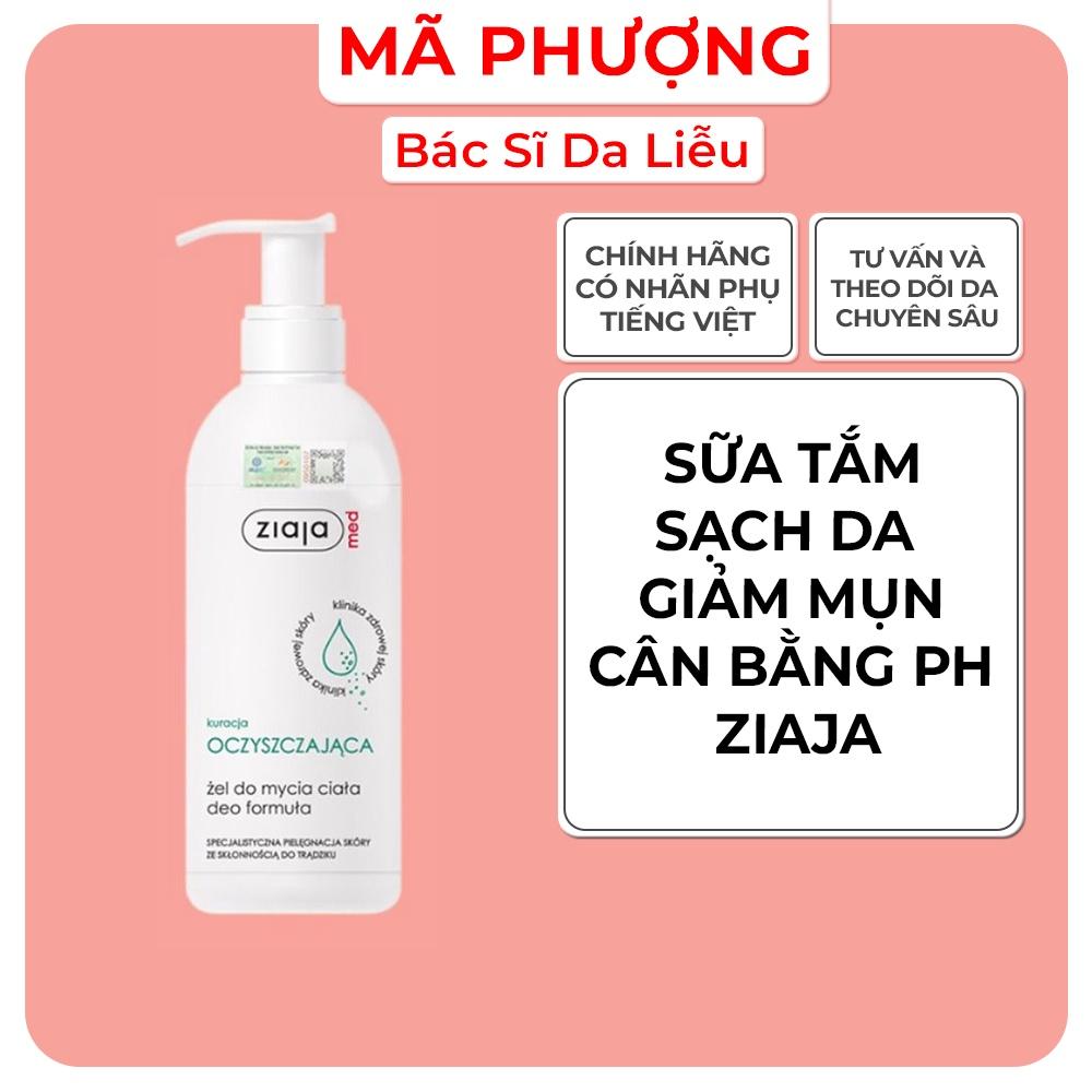 SỮA TẮM CHO DA MỤN NẤM ZIAJA 400ml