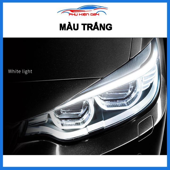 Bộ 2 Đèn Led Mí Led Audi Dán Đèn Xe Xi Nhan Nháy Đuổi 30/45/60Cm Nhiều Màu