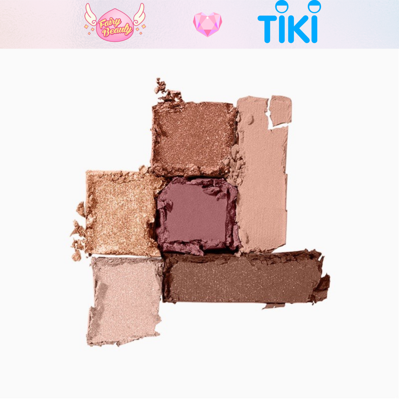 Bảng Phấn Mắt 6 Màu Xinh Xắn Và Tiện Lợi The City Mini Palette 6.1g