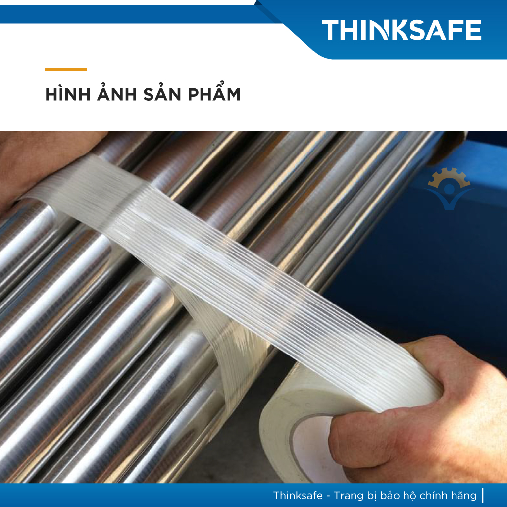 Băng keo một mặt 3M Scotch Filament Tape 897 gia cường, sợi thuỷ tinh (cuộn 55m) - Thinksafe