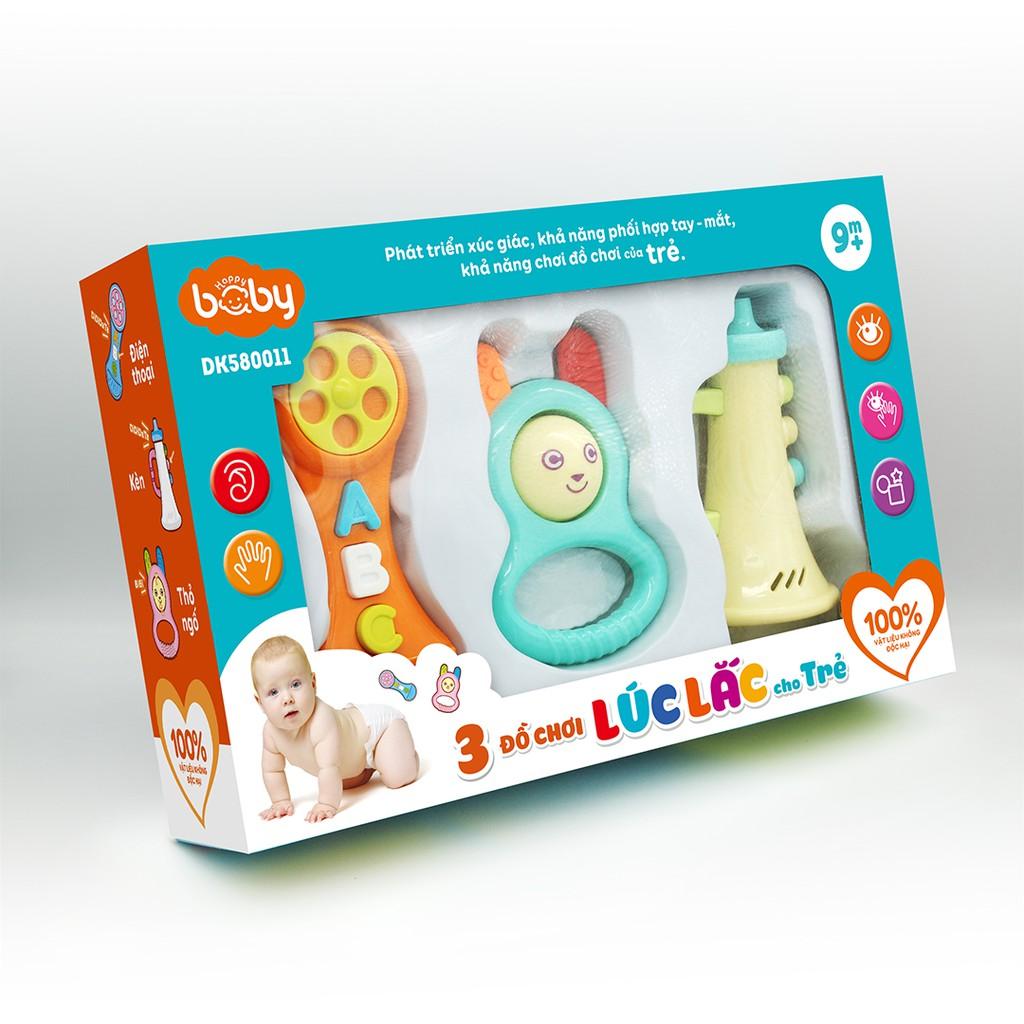 Đồ Chơi Lúc Lắc Cho Bé Sơ Sinh Dưới 1 Tuổi DK580011 không dùng pin