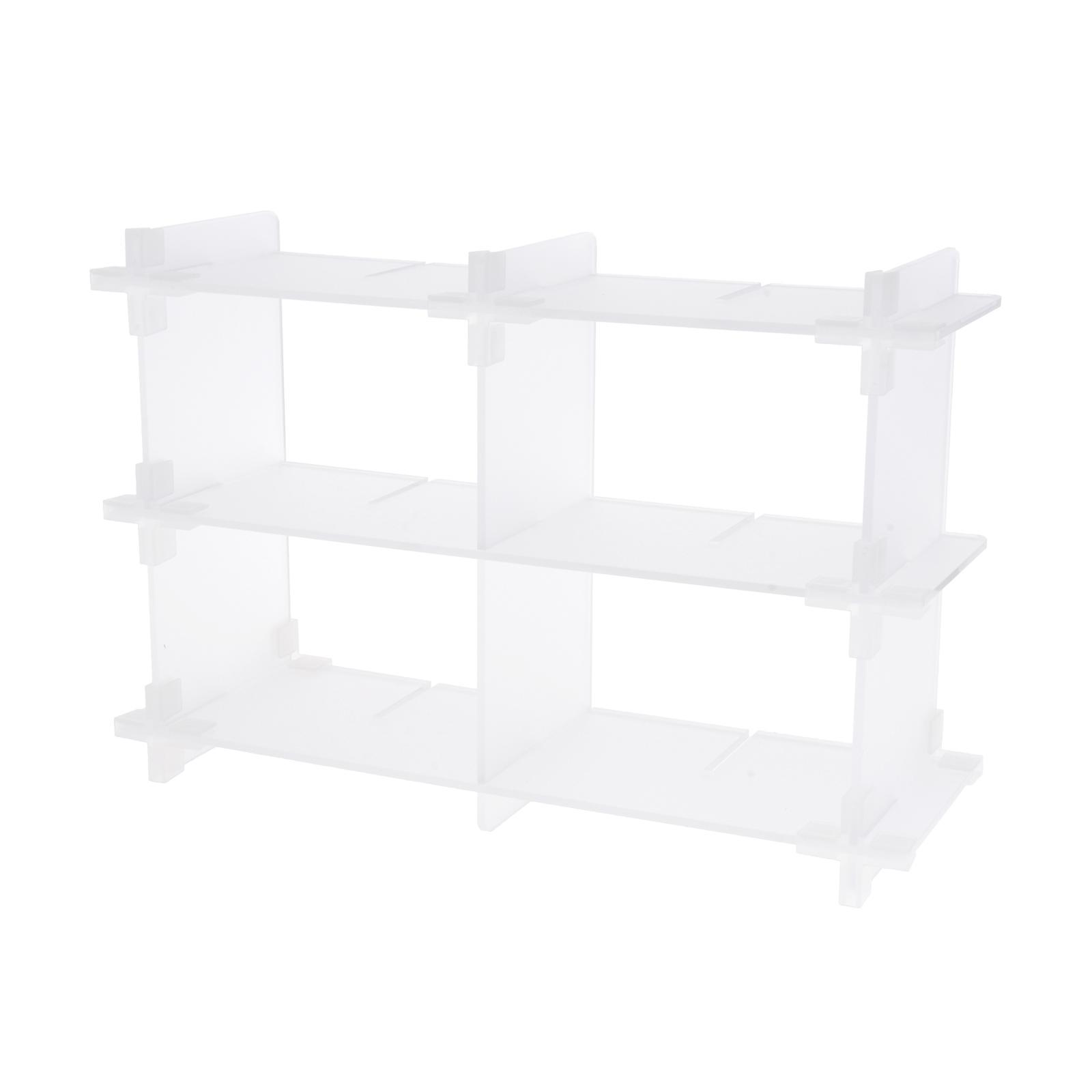 Acrylic Storage Rack Standing Shelf Bathroom Kitchen Storage Organization Matte